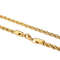 2 To 6mm Gold Rope Chain Necklace Waterproof Stainless Steel Twisted Rope Chain For Men And Women 4