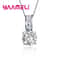 Classic Bridal Jewelry Set For Women Sterling Silver Color Cubic Zirconia Necklace Crystal Stud E 3