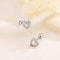 Hypoallergenic Heart Cartilage Earrings For Women Screw Back Helix Stud Earrings For Sensitive Ear 5