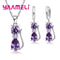 Real 925 Sterling Silver Cat Jewelry Set Austrian Crystal Cat Pendant Necklace Huggie Earrings Fo 7