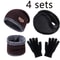4pcs Velvet Winter Hat And Scarf Set With Warm Beanie And Gloves Unisex Neck Warmer Outdoor Cold W 6
