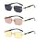 Rimless Rectangle Small Square Sunglasses For Women And Men 13