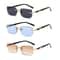 Rimless Rectangle Small Square Sunglasses For Women And Men 15