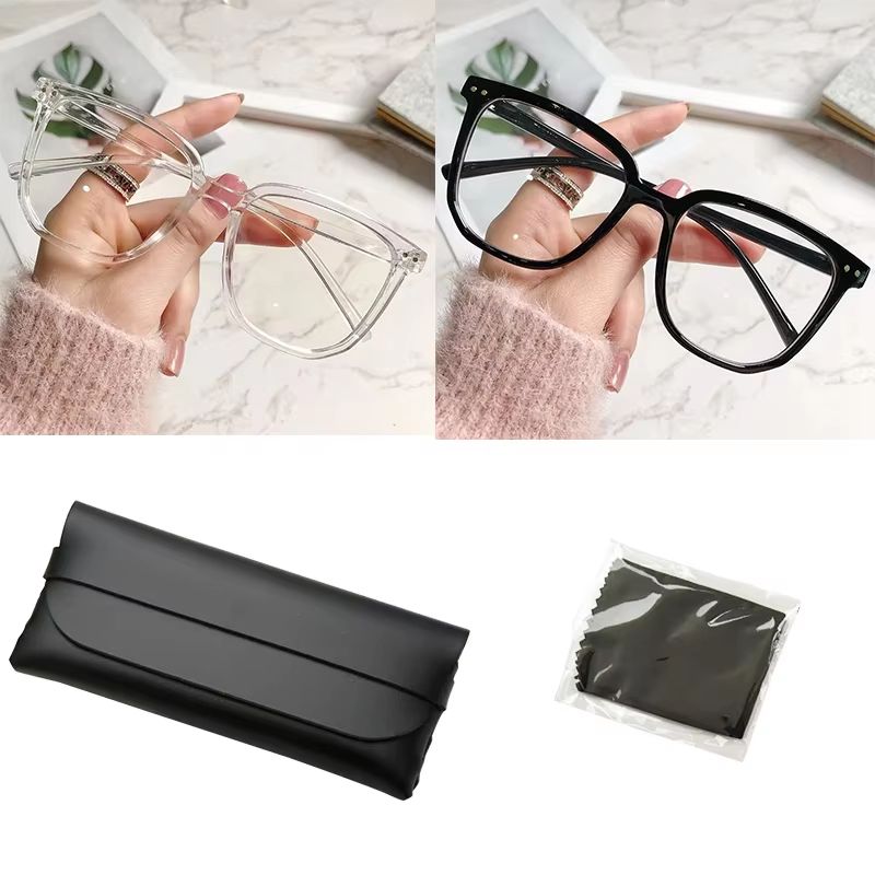 Retro Anti Blue Light Glasses For Women With Flat Light Frame 10