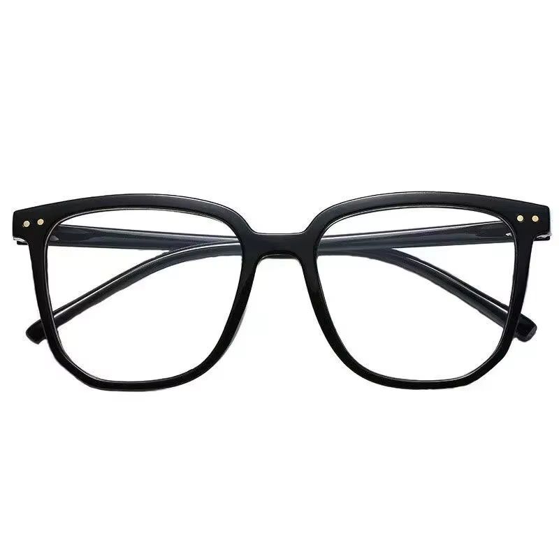 Retro Anti Blue Light Glasses For Women With Flat Light Frame 3