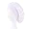 Womens Satin Wide Brim Sleep Bonnet With Elastic Band 0