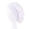Womens Satin Wide Brim Sleep Bonnet With Elastic Band 0