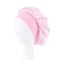 Womens Satin Wide Brim Sleep Bonnet With Elastic Band 5