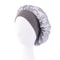 Womens Satin Wide Brim Sleep Bonnet With Elastic Band 7