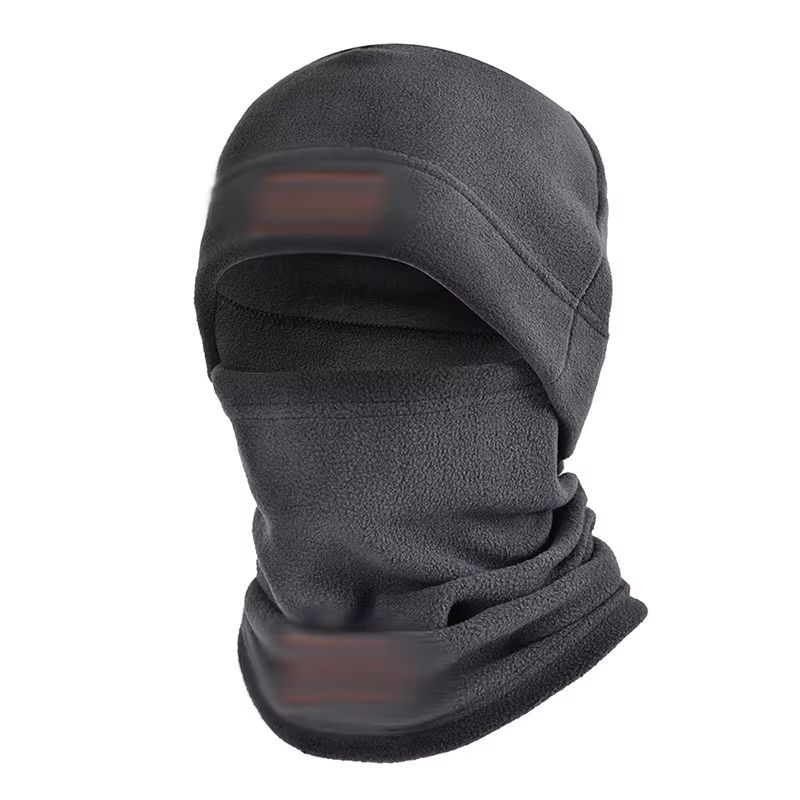 ArcticGuard Winter Fleece Balaclava Hat And Neck Warmer Set For Outdoor Sports 5