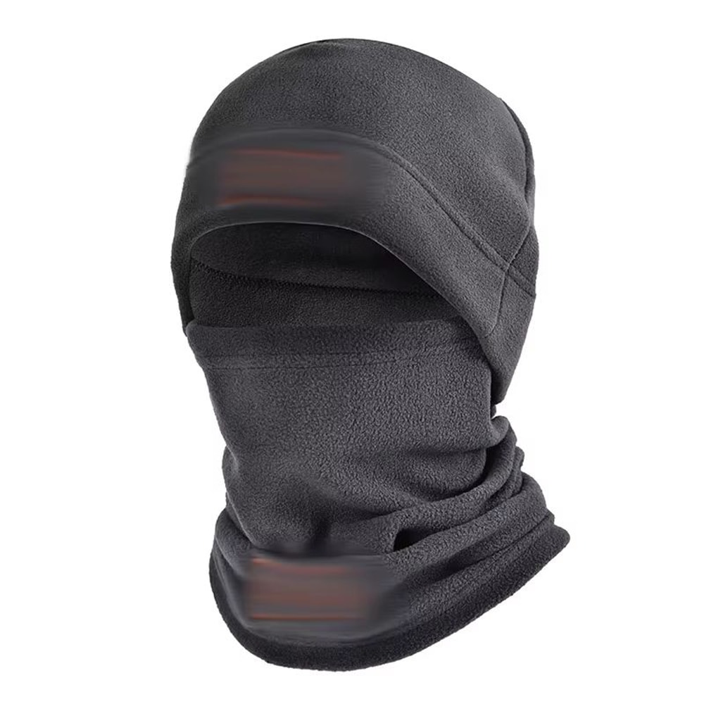 ArcticGuard Winter Fleece Balaclava Hat And Neck Warmer Set For Outdoor Sports 6