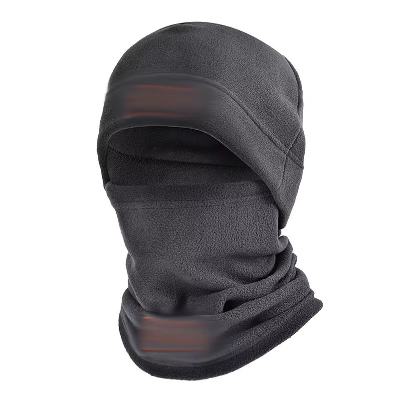 ArcticGuard Winter Fleece Balaclava Hat And Neck Warmer Set For Outdoor Sports 6