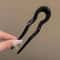 Tortoiseshell U Shaped Hair Fork Acetate Hairpin For Elegant Buns And Updos 9