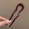 Tortoiseshell U Shaped Hair Fork Acetate Hairpin For Elegant Buns And Updos 7