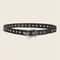 Star Riot Y2K Punk Rivet Belt Black PU Goth Eyelet Belt For Jeans Skirts 3