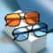 RetroFrame Round Square Sunglasses For Women Men Vintage PC Frame AntiGlare Shades 0