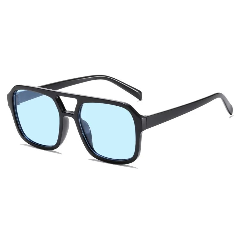 RetroFrame Round Square Sunglasses For Women Men Vintage PC Frame AntiGlare Shades 3