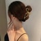 Elegant Bow Metal Hair Claw Clip Gold Silver Geometric Hollow Hairpin For Women 6