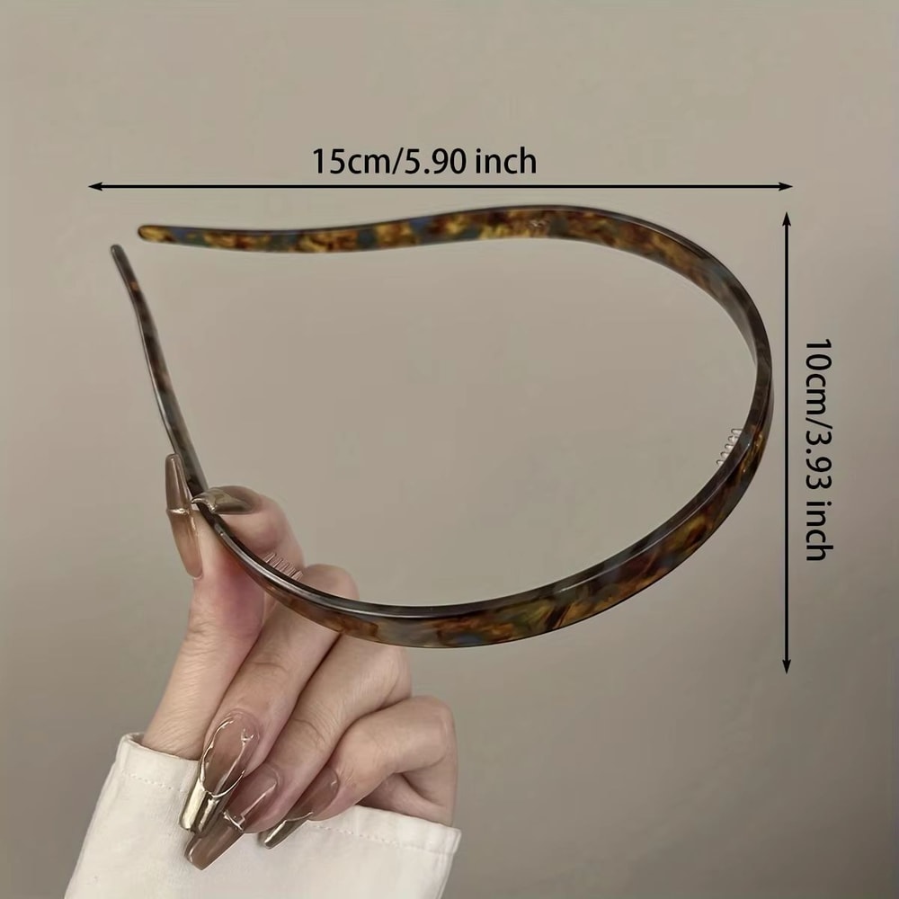 Elegance Ease Non Clamping Headband Acetate Hairband For Women And Girls 1