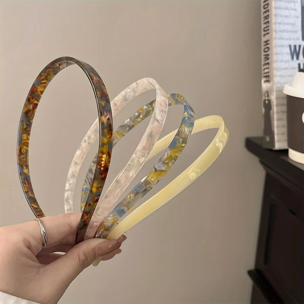 Elegance Ease Non Clamping Headband Acetate Hairband For Women And Girls 3