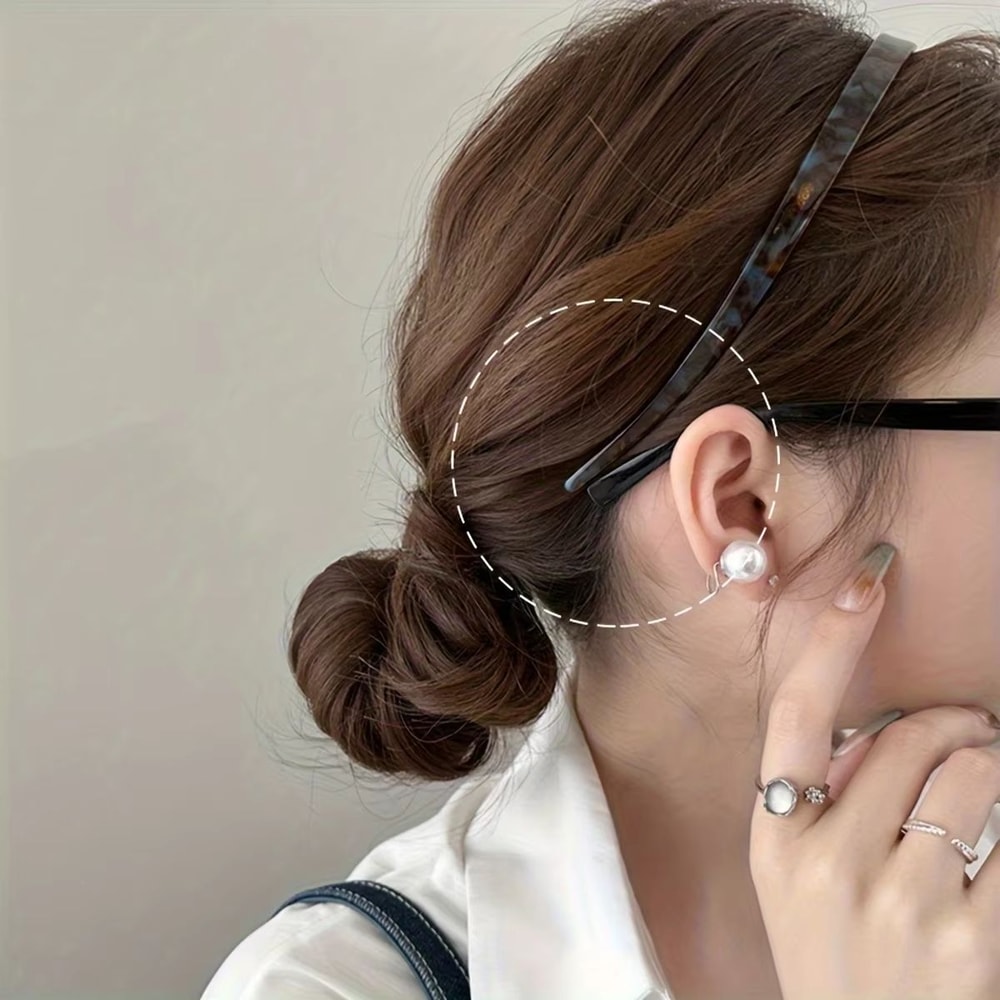 Elegance Ease Non Clamping Headband Acetate Hairband For Women And Girls 4