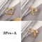 SweetHeart Mini Metal Hair Claw Clips Non Slip Hollow Heart Barrettes For Women Girls 14
