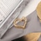 SweetHeart Mini Metal Hair Claw Clips Non Slip Hollow Heart Barrettes For Women Girls 7