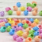 CandyGlow Hair Beads For Braids 60pcs Candy Color Braid Loc Hair Jewelry Clips 4