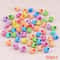 CandyGlow Hair Beads For Braids 60pcs Candy Color Braid Loc Hair Jewelry Clips 6