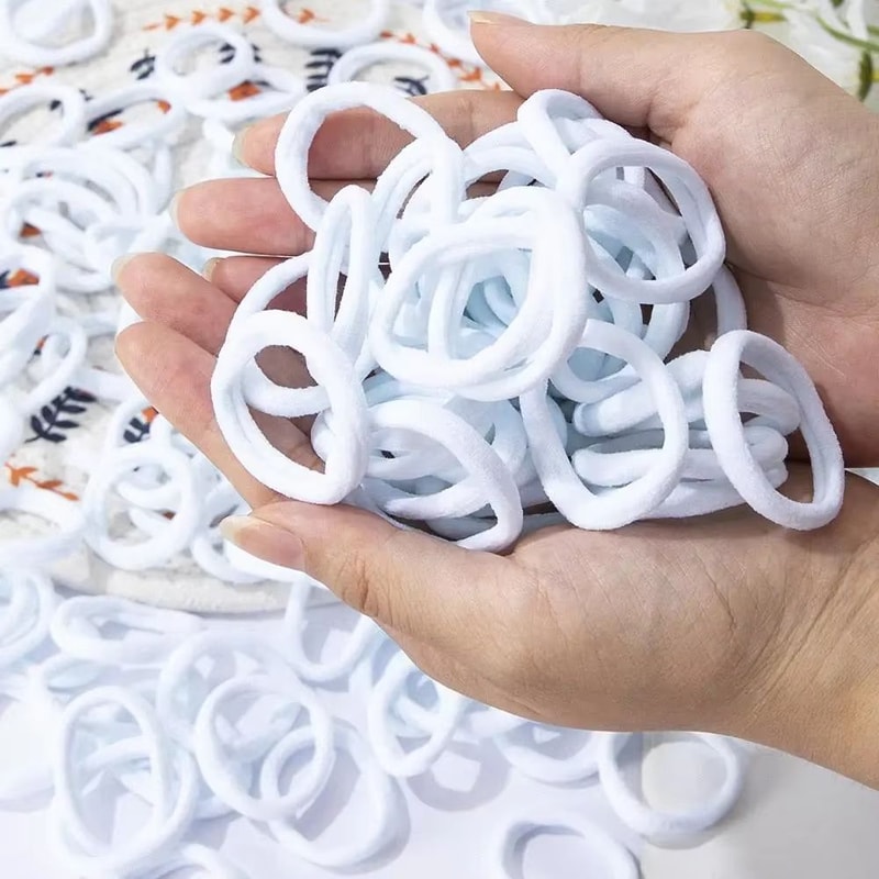 Everyday Essentials Basic Hair Bands Set 30200 Pcs Simple Nylon Hair Ropes For Women Girls 4