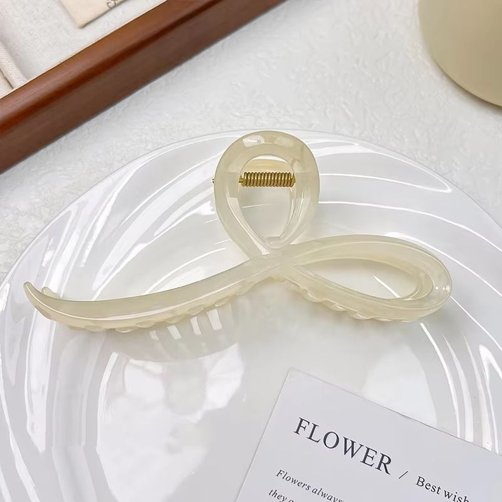Elegant Jelly Bow Hair Claw For Women And Girls 10