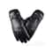 UrbanDrive Black Leather Gloves For Men Thin Winter Touchscreen Driving Style 0