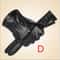 Mens Winter Black Pu Leather Driving Gloves Touchscreen 6