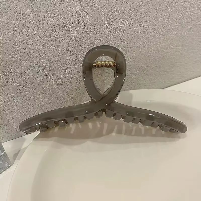 CloudEase Large Claw Clip Set 3pcs Simple Shark Hair Grip For Everyday Styling 3