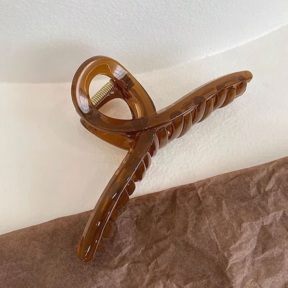 CloudEase Large Claw Clip Set 3pcs Simple Shark Hair Grip For Everyday Styling 5