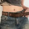 Aurora Muse Y2K Belt Retro Brown Boho Waist Belt For Jeans Dresses 5