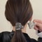Sculpted Shine Irregular Metal Hair Claw NonSlip High Ponytail Clip For Women Girls 0