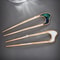 LunaShell Shell Hairpin Silver Gold Enamel U Shape Hair Stick For Women 5