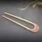 LunaShell Shell Hairpin Silver Gold Enamel U Shape Hair Stick For Women 8