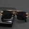 Golden Edge Frameless Luxury Sunglasses Unisex AntiGlare Outdoor Travel Shades 1
