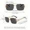 Golden Edge Frameless Luxury Sunglasses Unisex AntiGlare Outdoor Travel Shades 5