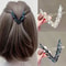 LuxV Crystal VShape Hair Clip Set Luxury Korean Style Buckle Hairpins For Women Girls 0