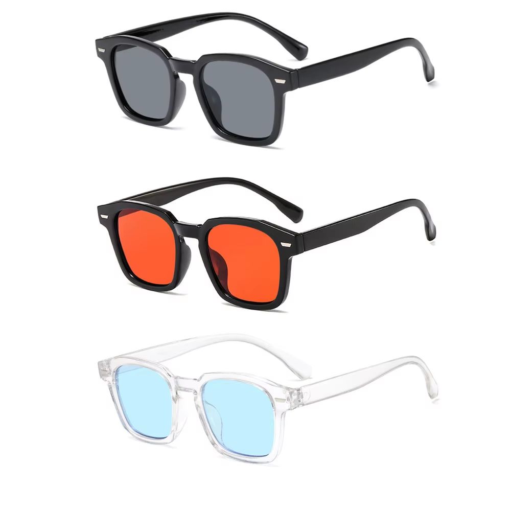 RMM Polygon Square Frame Sunglasses HipHop Style Retro Square Shades For Men Women 17