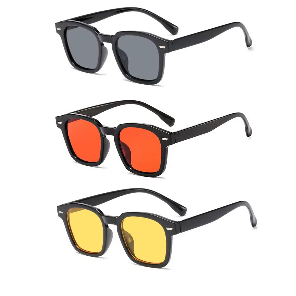 RMM Polygon Square Frame Sunglasses HipHop Style Retro Square Shades For Men Women 13