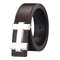 SlimLine 33 Cm Fashion Casual Belt Silver Smooth Buckle Designer Unisex Belt For Jeans Workwear 11