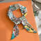 SlimRibbon MultiUse Long Scarf Narrow Ribbon Headband Neckerchief For Women 14