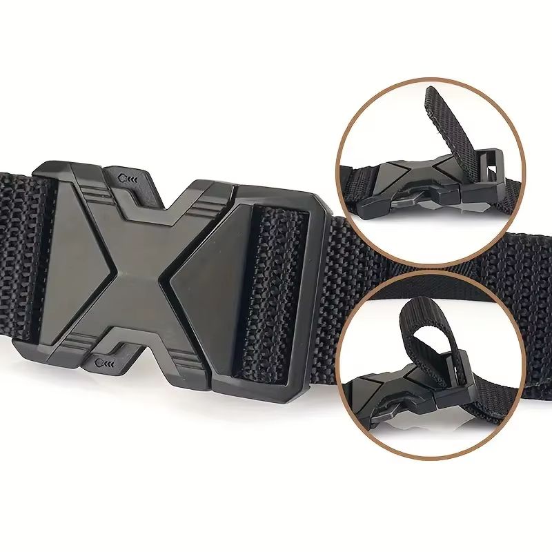 RangerX Tactical NylonCanvas Belt Set 2Pack Multifunctional Outdoor Hunting Belts For Men 3