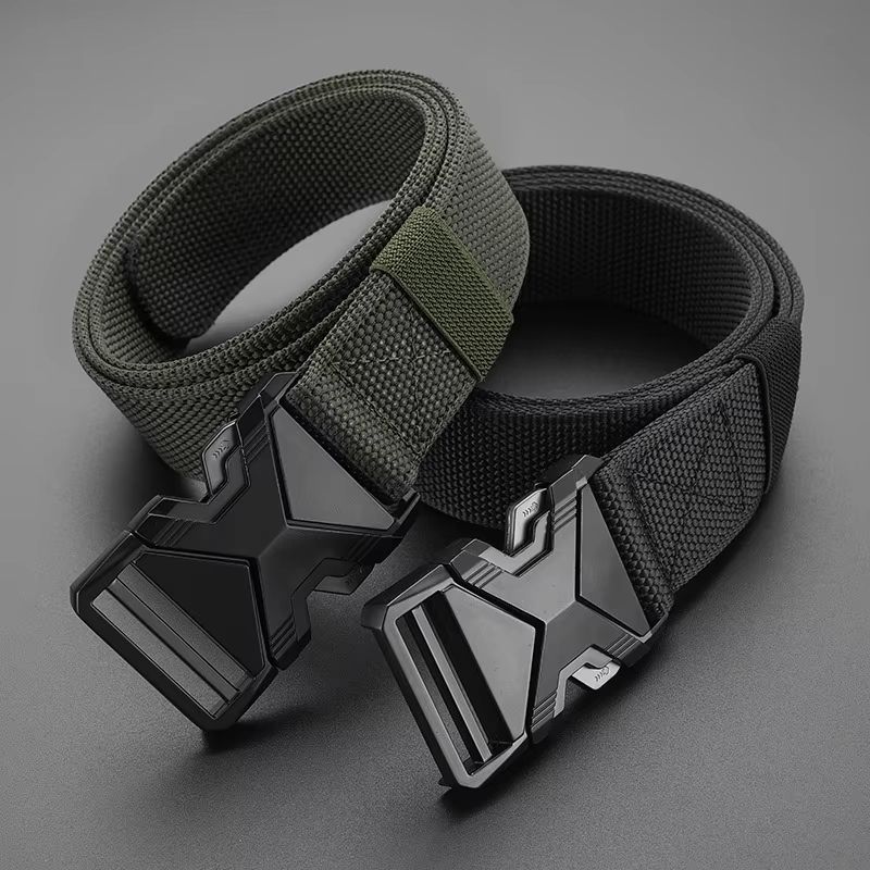 RangerX Tactical NylonCanvas Belt Set 2Pack Multifunctional Outdoor Hunting Belts For Men 4