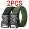 RangerX Tactical NylonCanvas Belt Set 2Pack Multifunctional Outdoor Hunting Belts For Men 6