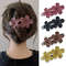 Matte Bloom Flower Hair Clip Set 4Piece French Barrette Hair Claw Floral Clips For Women 6